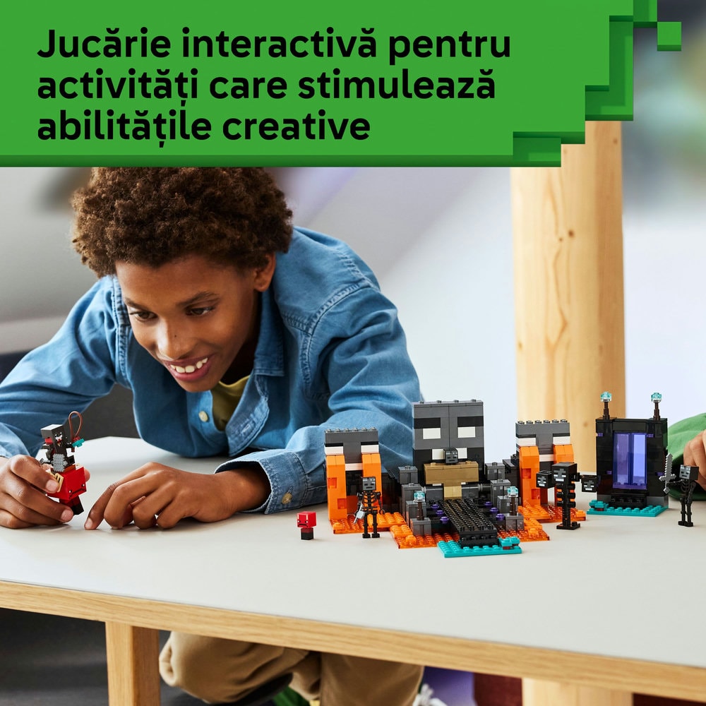 LEGO Minecraft: Lupta cu Wither 21590, 8 ani+, 494 piese