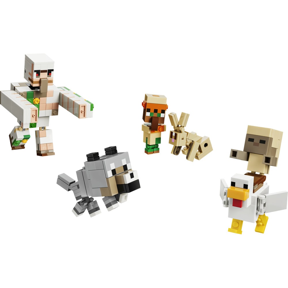 LEGO Minecraft: Atac in desert cu un jocheu de gaini 21592, 9 ani+, 428 piese