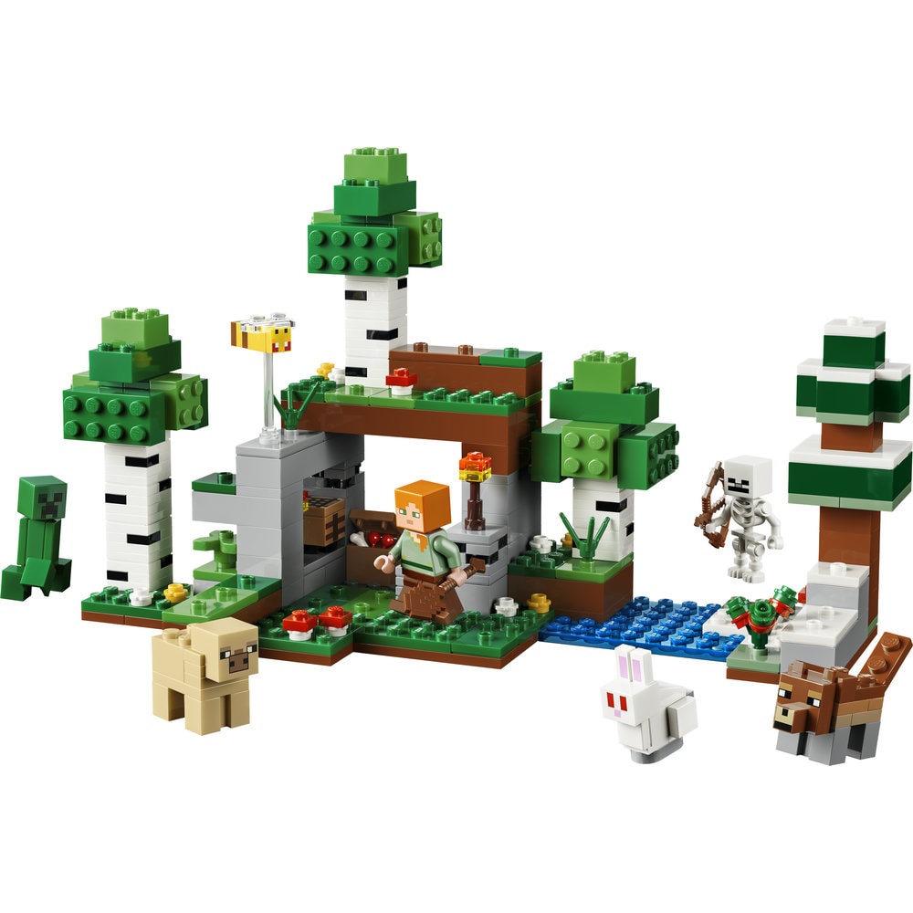 LEGO Minecraft: Prima aventura pe timp de noapte 21593, 8 ani+, 301 piese