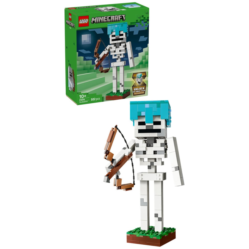 LEGO Minecraft: Scheletul 21594, 10 ani+, 502 piese
