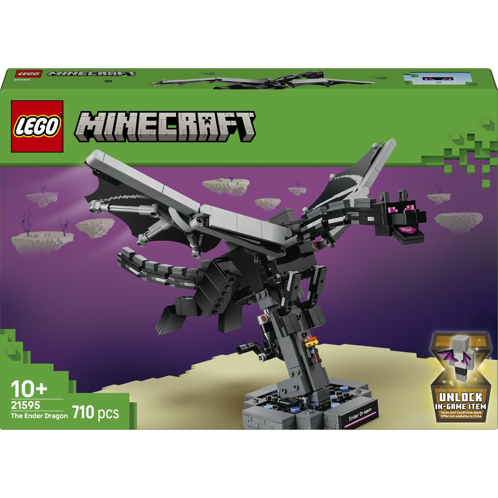 LEGO Minecraft: Dragonul Ender 21595, 10 ani+, 710 piese