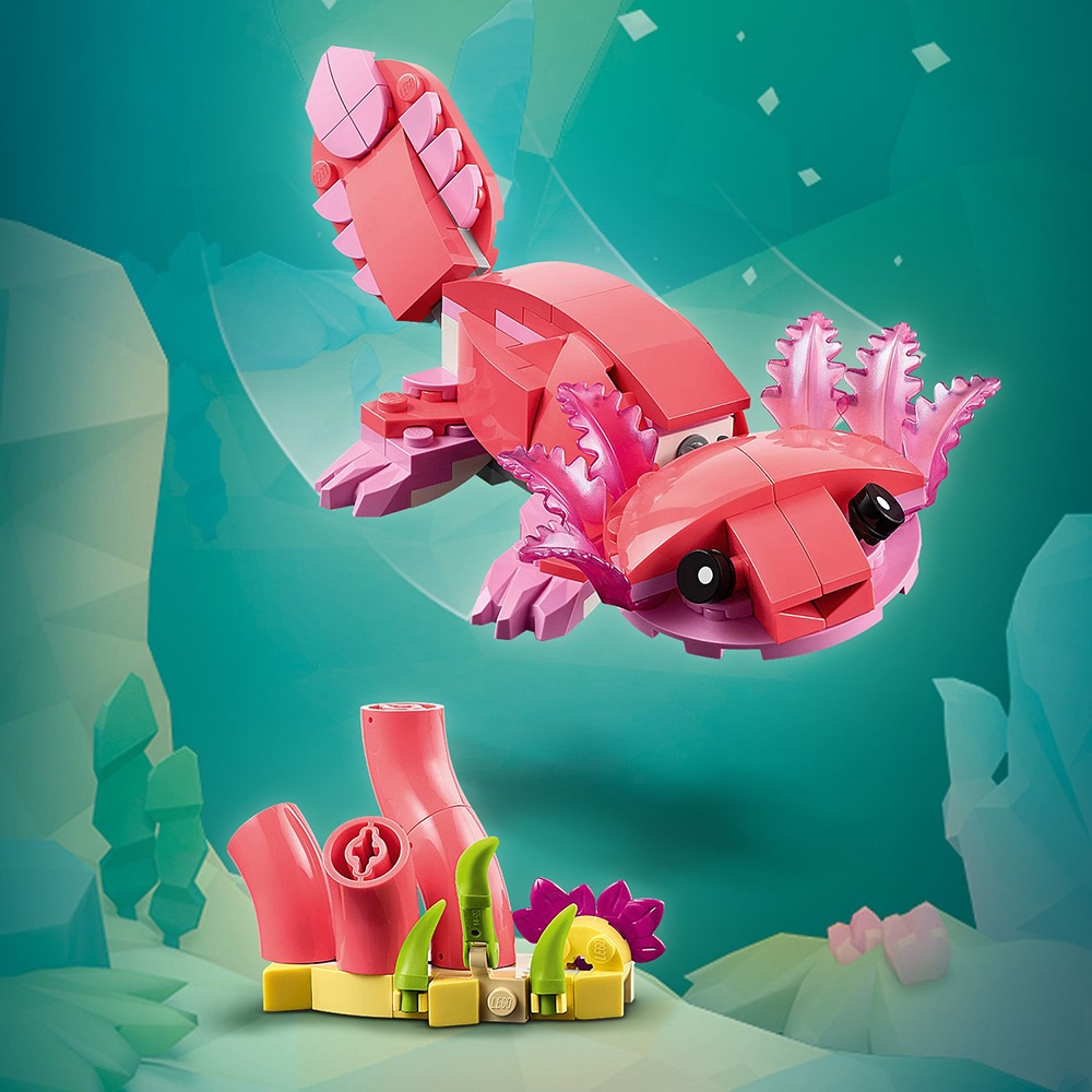 LEGO Creator 3in1: Animale salbatice - Flamingo roz 31170, 8 ani+, 288 piese