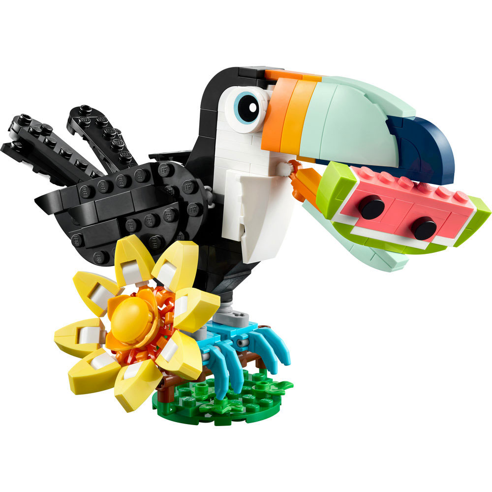 LEGO Creator 3in1: Animale salbatice - Tucan tropical 31173, 7 ani+, 225 piese