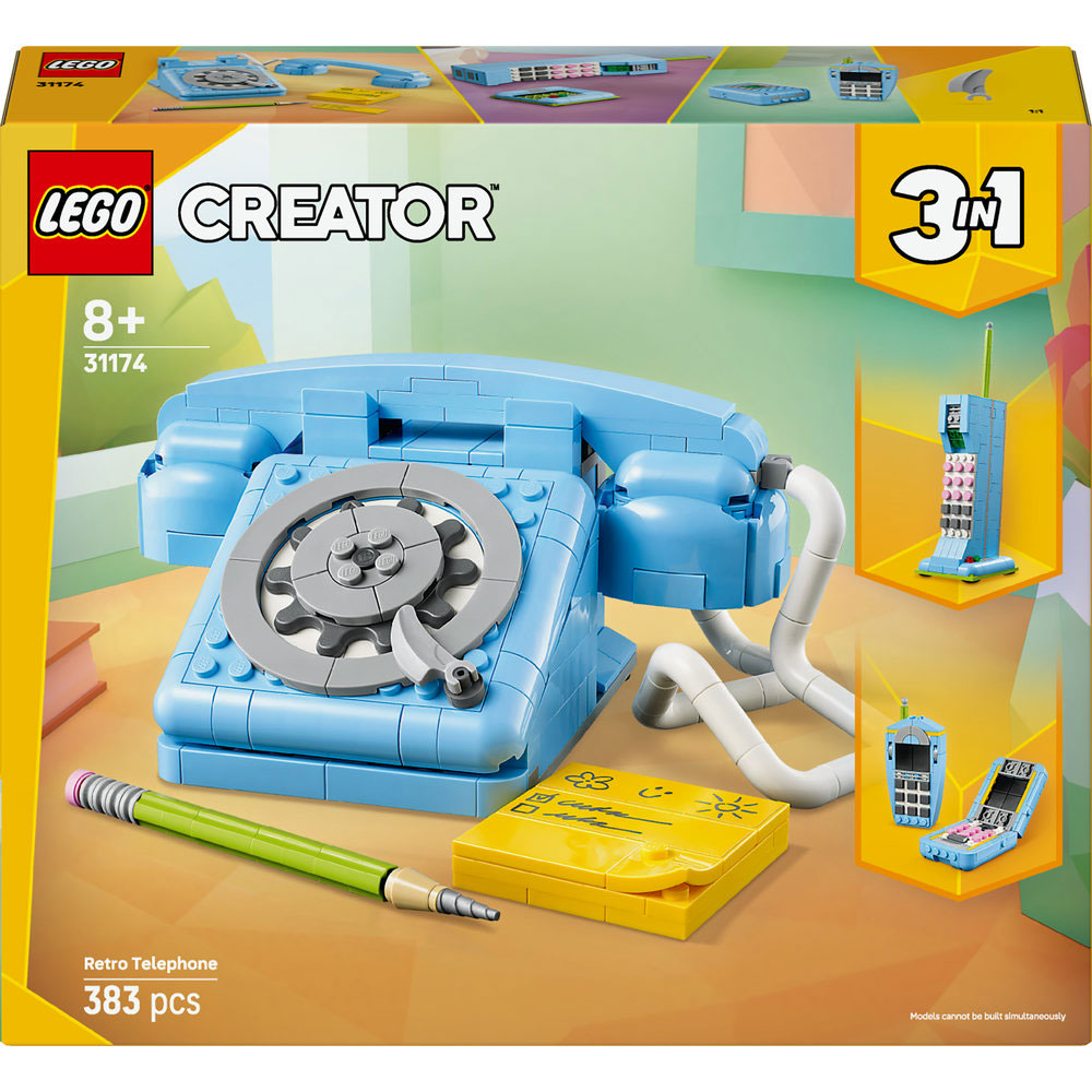 LEGO Creator 3in1: Telefon retro 31174, 8 ani+, 383 piese