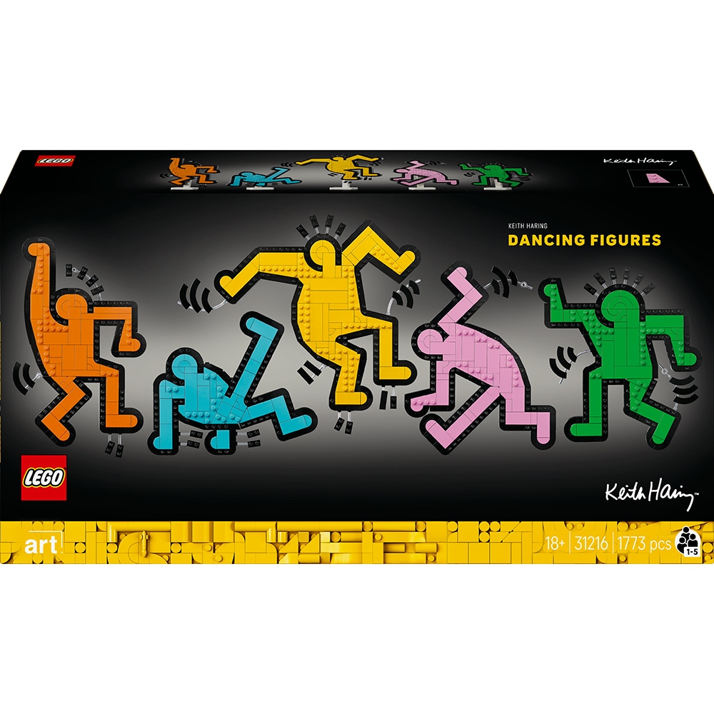 LEGO Art: Keith Haring  Figurine care danseaza 31216, 18 ani+, 1773 piese