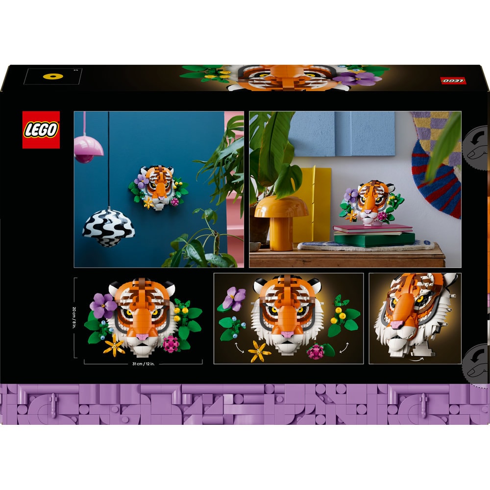 LEGO Art: Colectia de fauna - Tigru 31217, 18 ani+, 744 piese