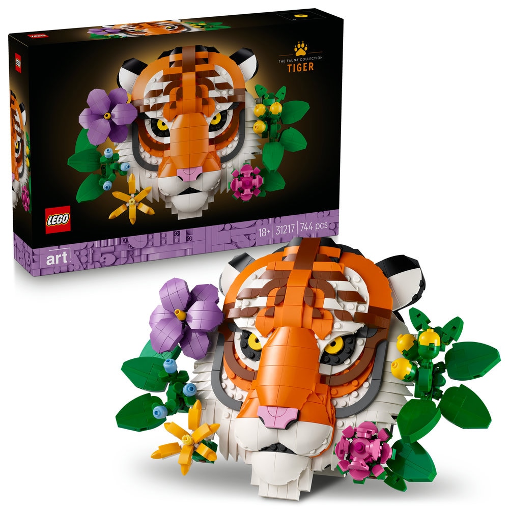 LEGO Art: Colectia de fauna - Tigru 31217, 18 ani+, 744 piese