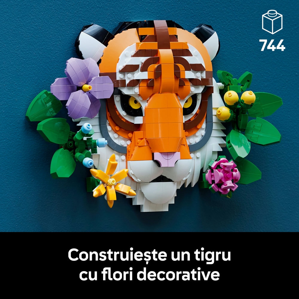 LEGO Art: Colectia de fauna - Tigru 31217, 18 ani+, 744 piese
