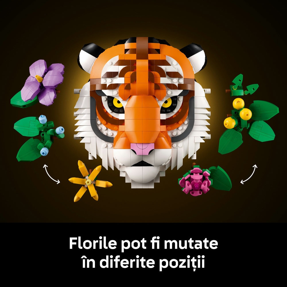 LEGO Art: Colectia de fauna - Tigru 31217, 18 ani+, 744 piese