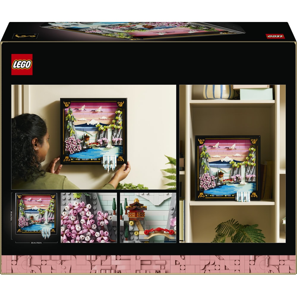 LEGO Art: Peisaj cu flori de cires japonez 31218, 18 ani+, 1892 piese