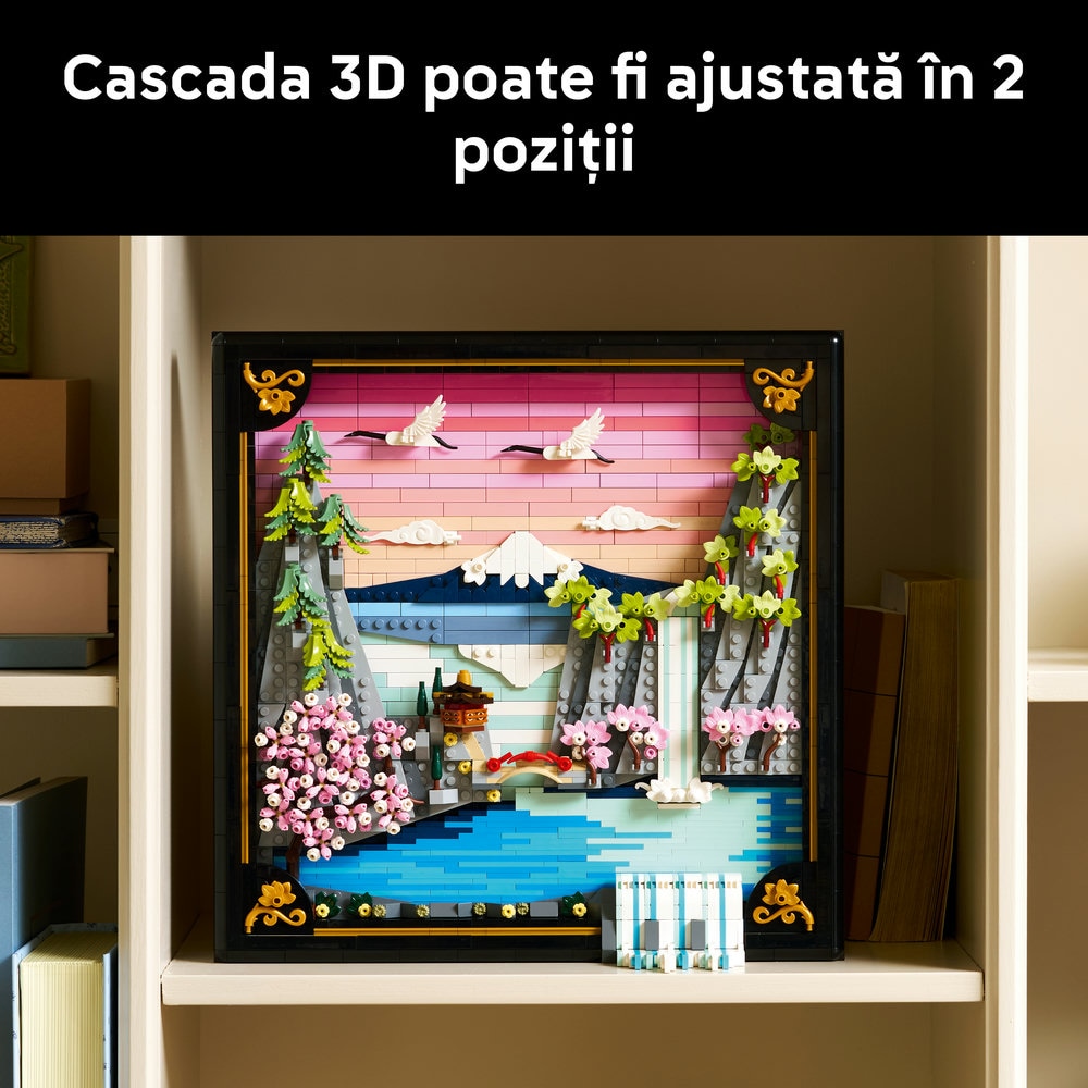 LEGO Art: Peisaj cu flori de cires japonez 31218, 18 ani+, 1892 piese