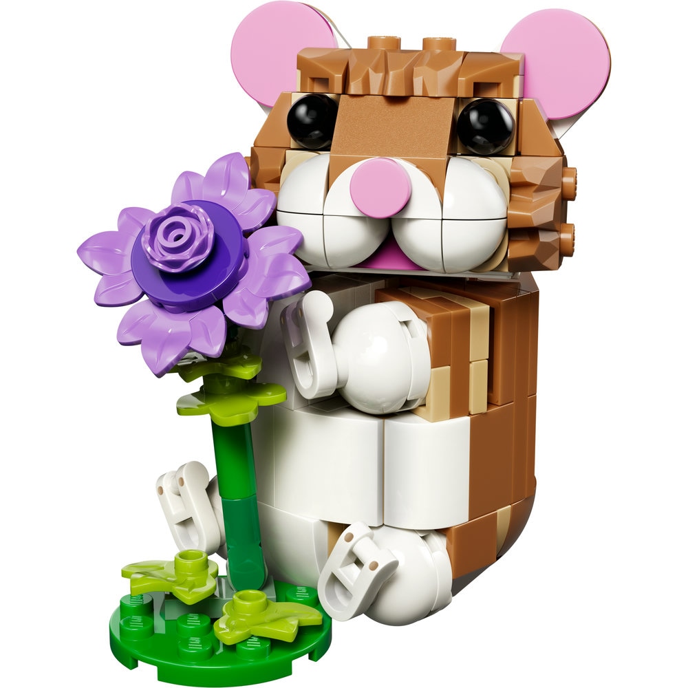 LEGO Creator: Hamster adorabil cu o floare 31376, 7 ani+, 166 piese