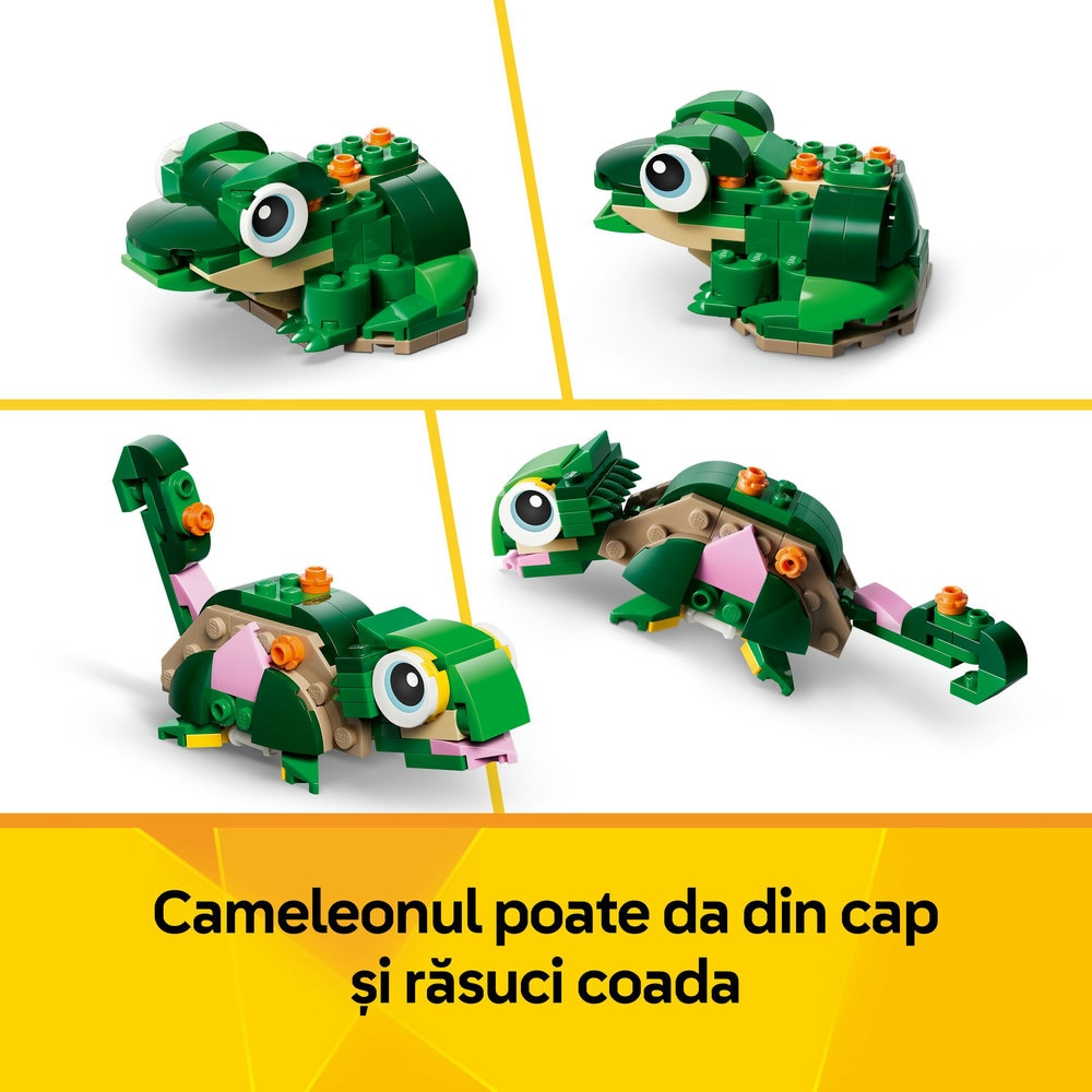LEGO Creator: Broasca-testoasa cu o floare de nufar 31377, 7 ani+, 124 piese