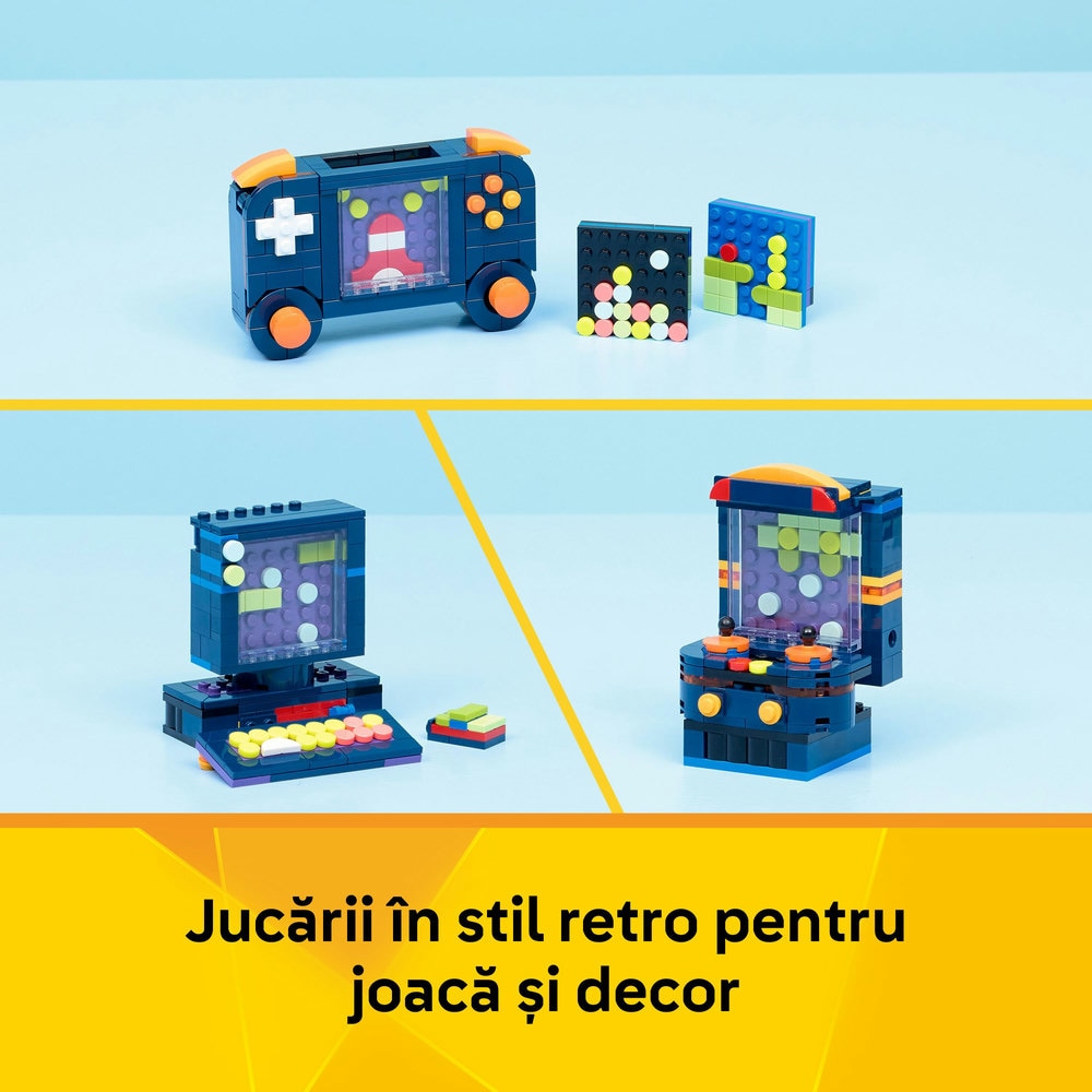 LEGO Creator: Consola de jocuri video retro 31380, 8 ani+, 268 piese