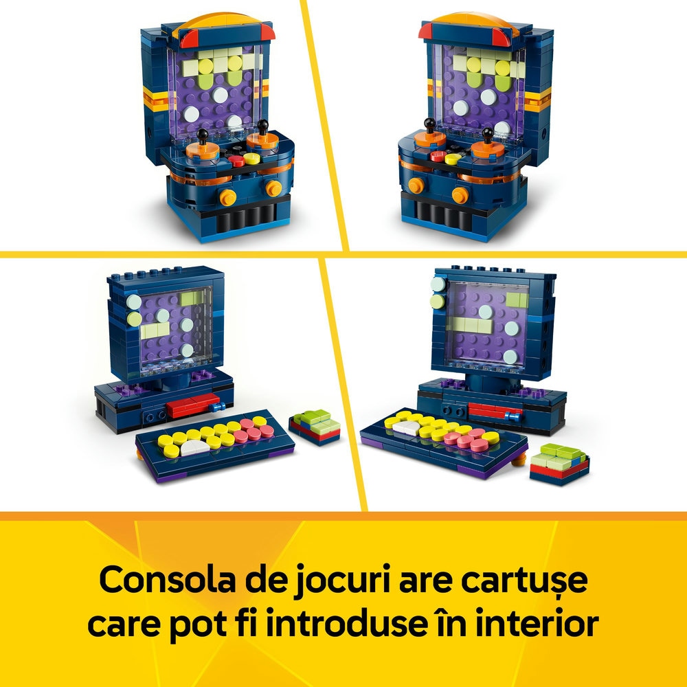 LEGO Creator: Consola de jocuri video retro 31380, 8 ani+, 268 piese