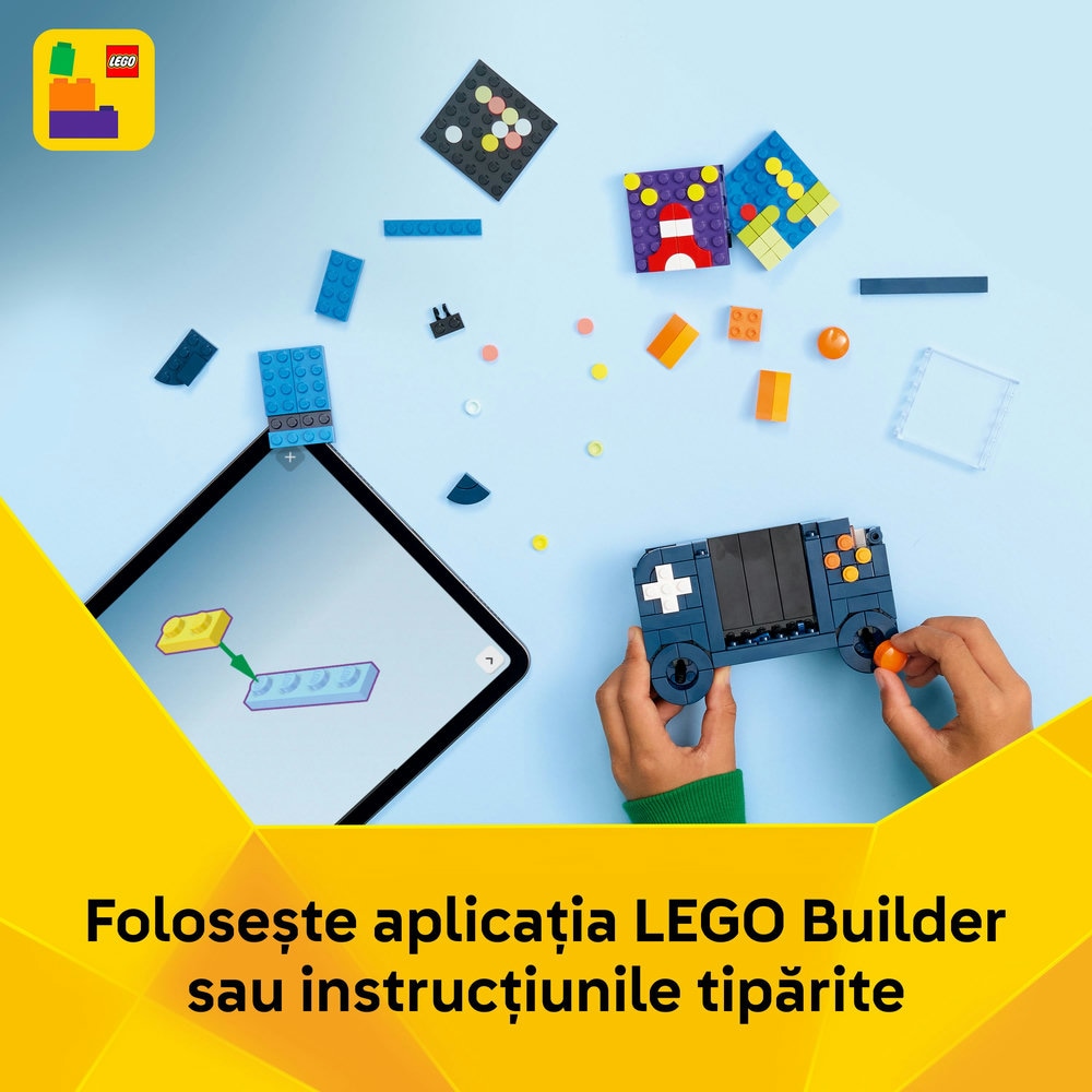 LEGO Creator: Consola de jocuri video retro 31380, 8 ani+, 268 piese