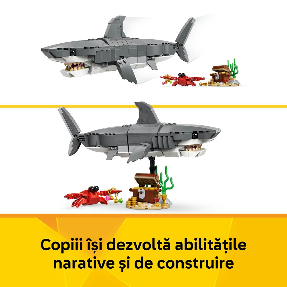 LEGO Creator: Rechin feroce cu un cufar de comori 31381, 8 ani+, 379 piese