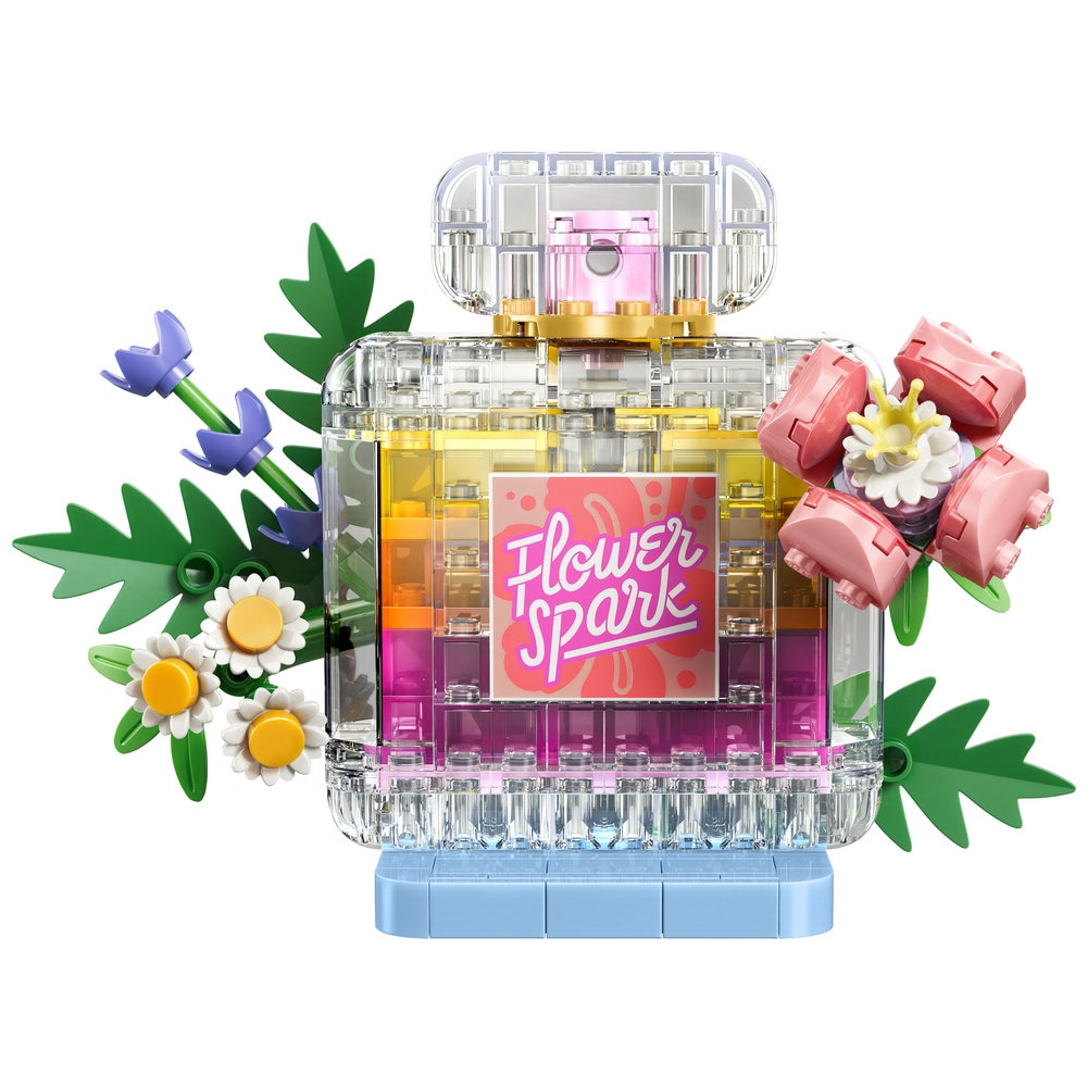 LEGO Creator: Sticla de parfum cu flori decorativa 31383, 8 ani+, 286 piese