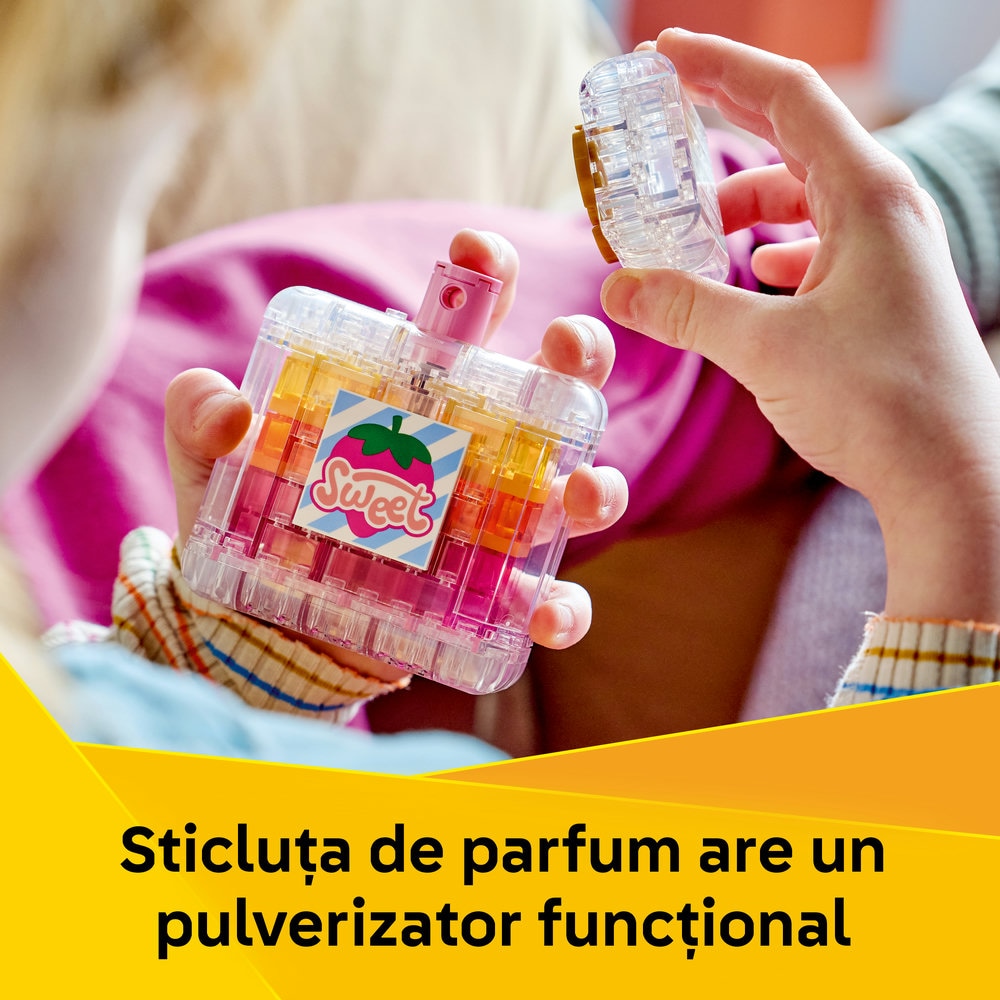 LEGO Creator: Sticla de parfum cu flori decorativa 31383, 8 ani+, 286 piese