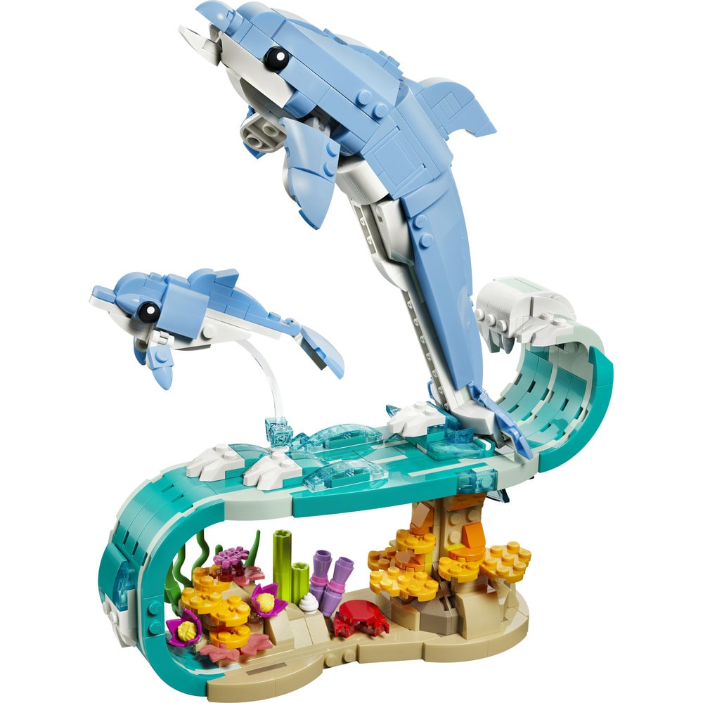 LEGO Creator: Animale marine - Delfini superbi 31385, 9 ani+, 542 piese