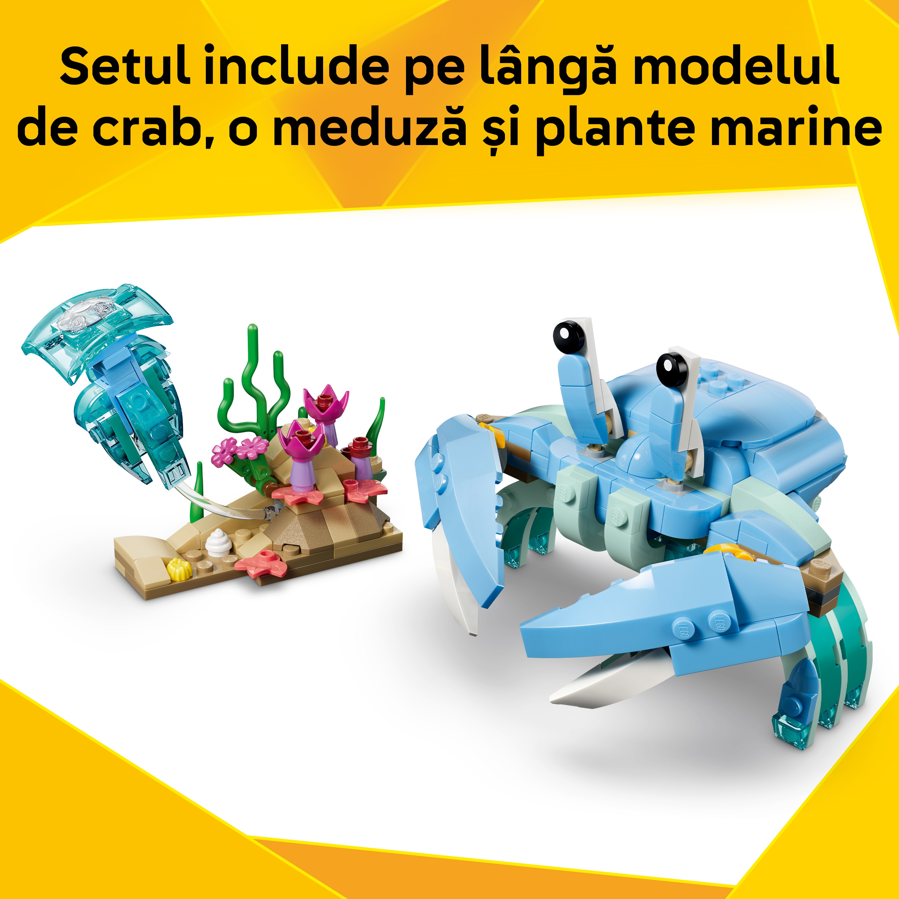 LEGO Creator: Animale marine - Delfini superbi 31385, 9 ani+, 542 piese