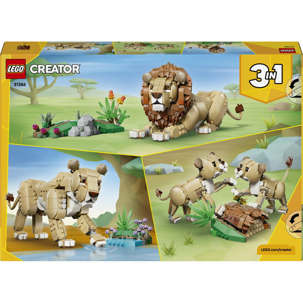 LEGO Creator: Animale salbatice - Leu maiestuos 31386, 9 ani+, 839 piese