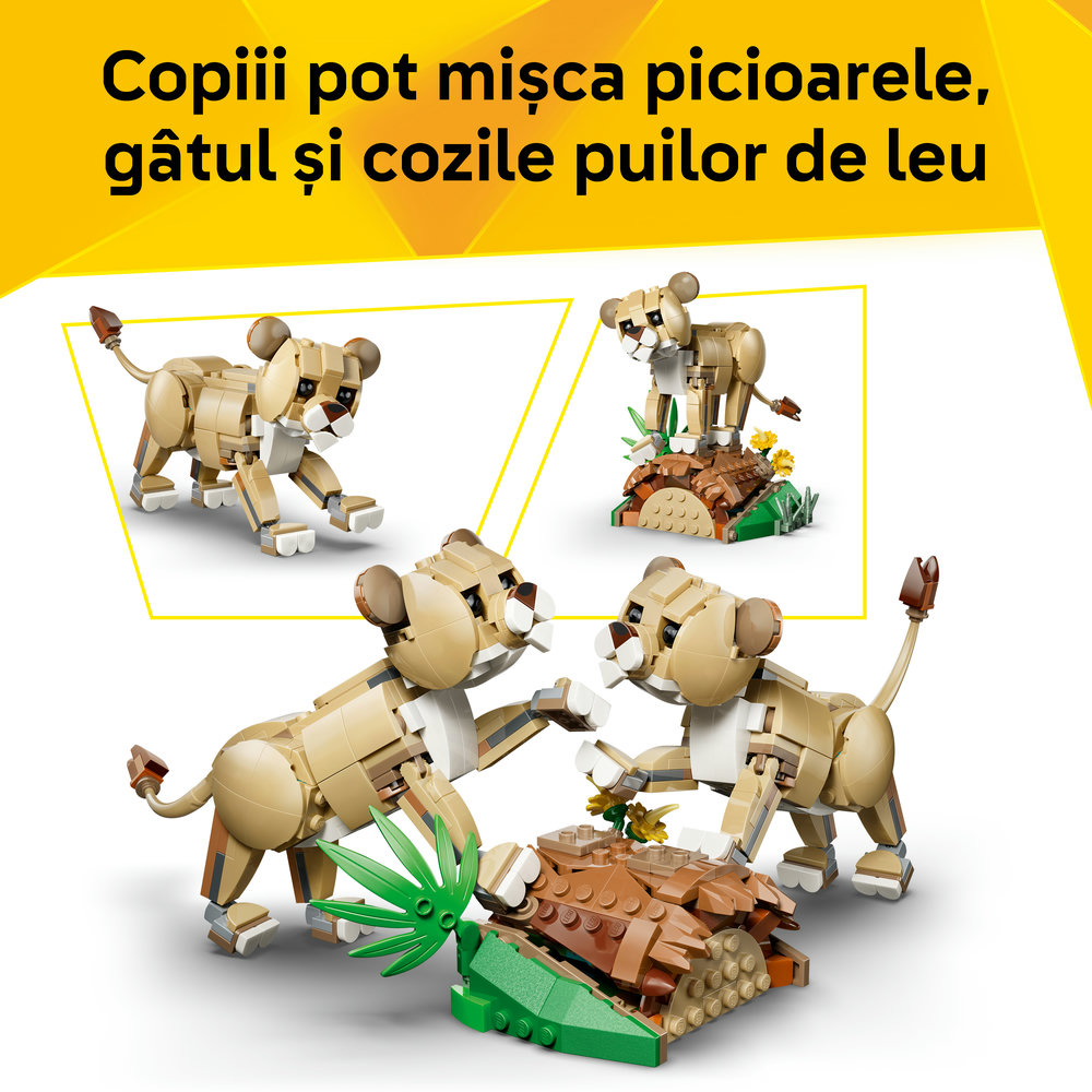 LEGO Creator: Animale salbatice - Leu maiestuos 31386, 9 ani+, 839 piese