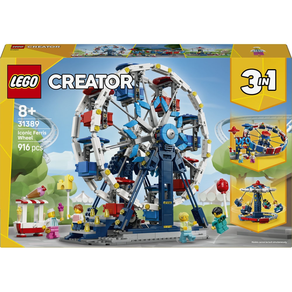 LEGO Creator: Roata Ferris emblematica 31389, 8 ani+, 916 piese