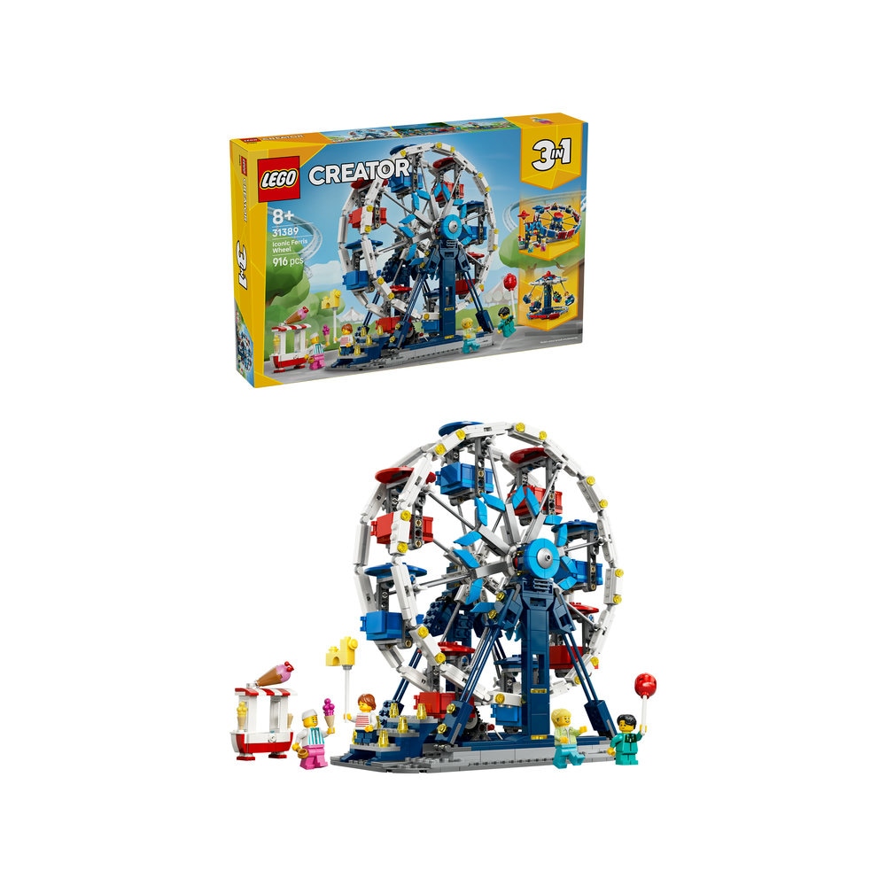 LEGO Creator: Roata Ferris emblematica 31389, 8 ani+, 916 piese