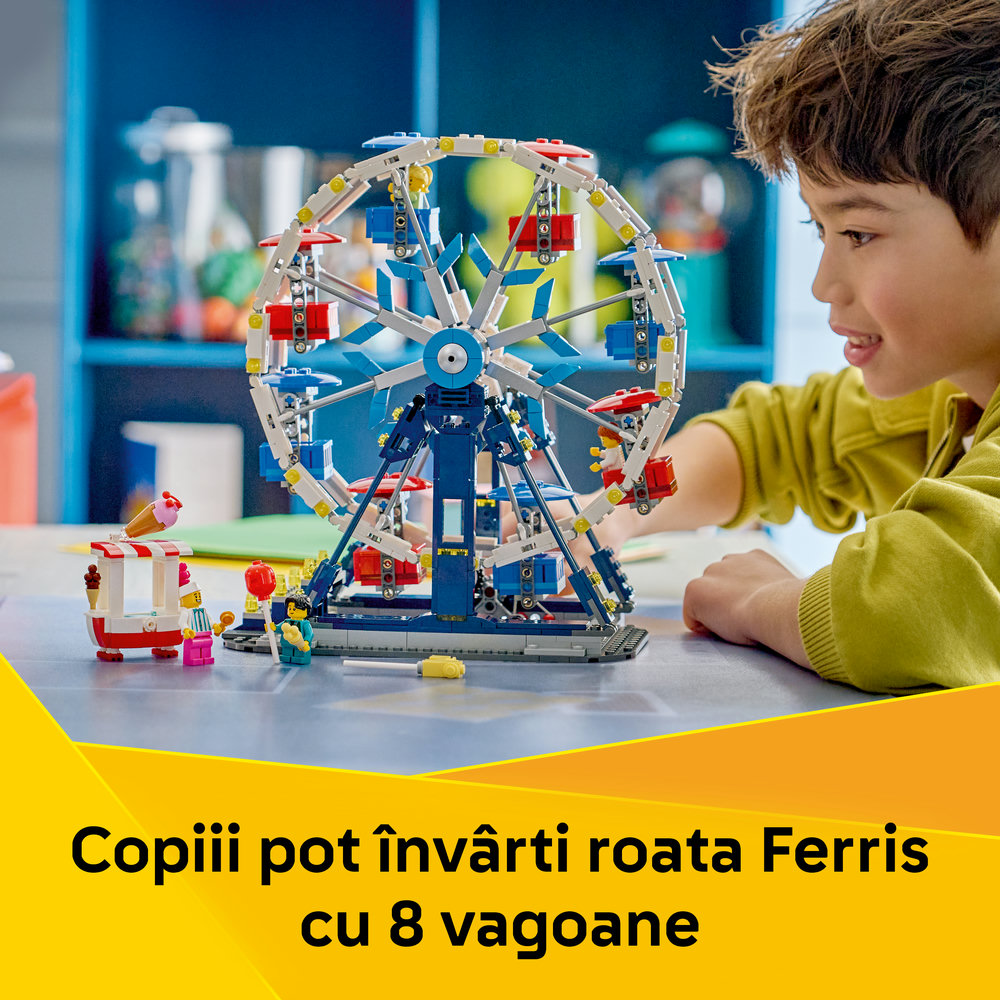 LEGO Creator: Roata Ferris emblematica 31389, 8 ani+, 916 piese