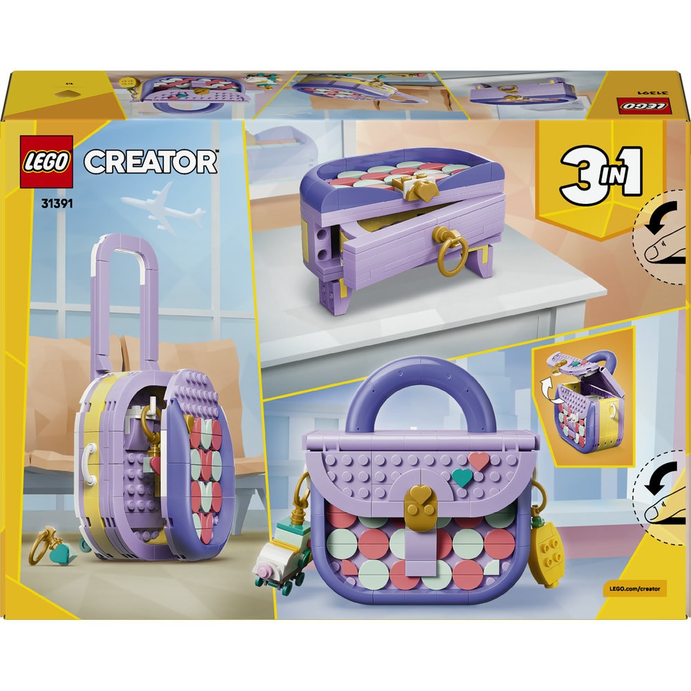LEGO Creator 3in1: Geanta artistica si moderna cu depozitare 31391, 8 ani+, 272 piese