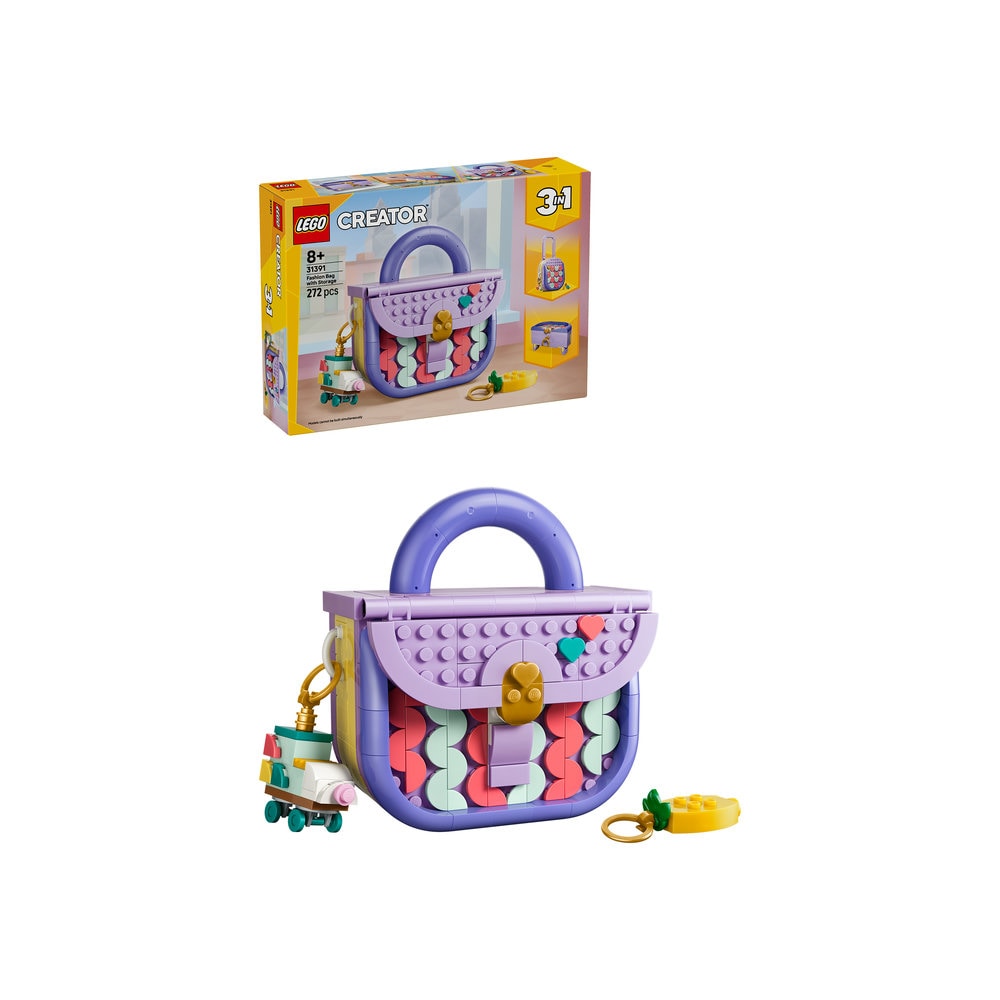 LEGO Creator 3in1: Geanta artistica si moderna cu depozitare 31391, 8 ani+, 272 piese