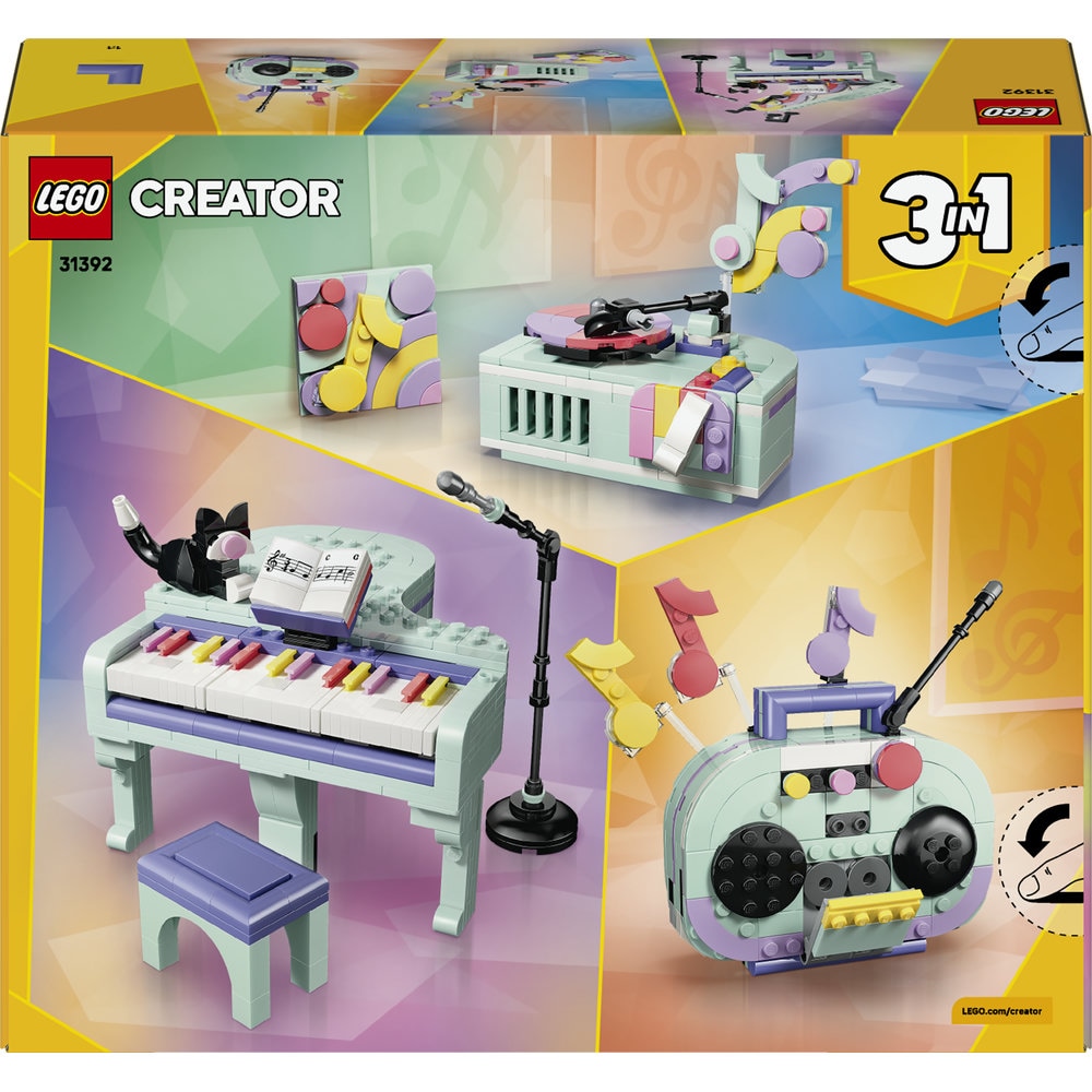 LEGO Creator 3in1: Pian decorativ cu o pisica 31392, 9 ani+, 485 piese