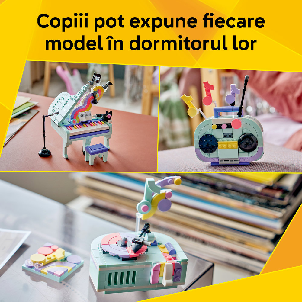 LEGO Creator 3in1: Pian decorativ cu o pisica 31392, 9 ani+, 485 piese
