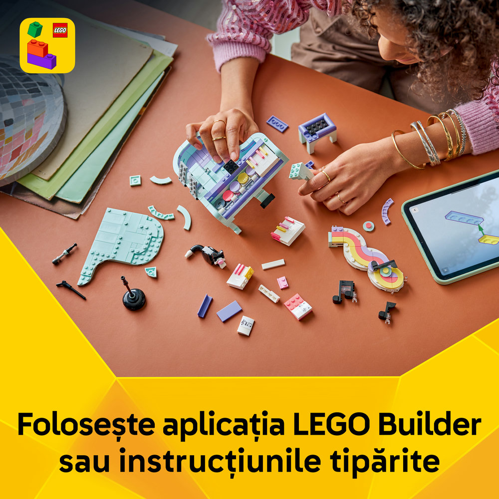 LEGO Creator 3in1: Pian decorativ cu o pisica 31392, 9 ani+, 485 piese
