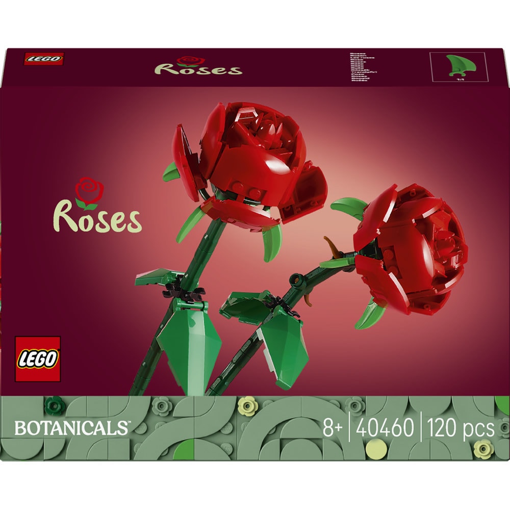 LEGO Botanicals: Trandafiri 40460, 8 ani+, 120 piese