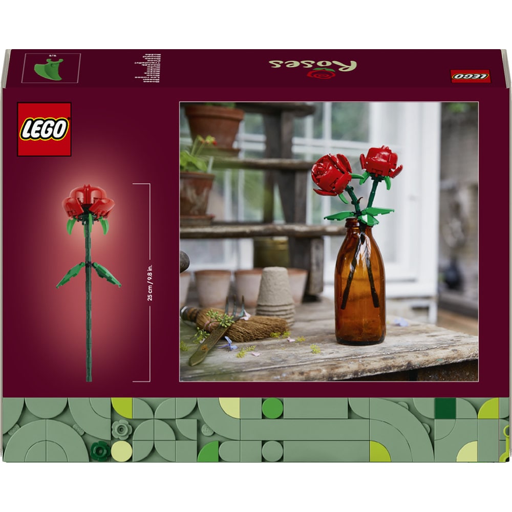 LEGO Botanicals: Trandafiri 40460, 8 ani+, 120 piese