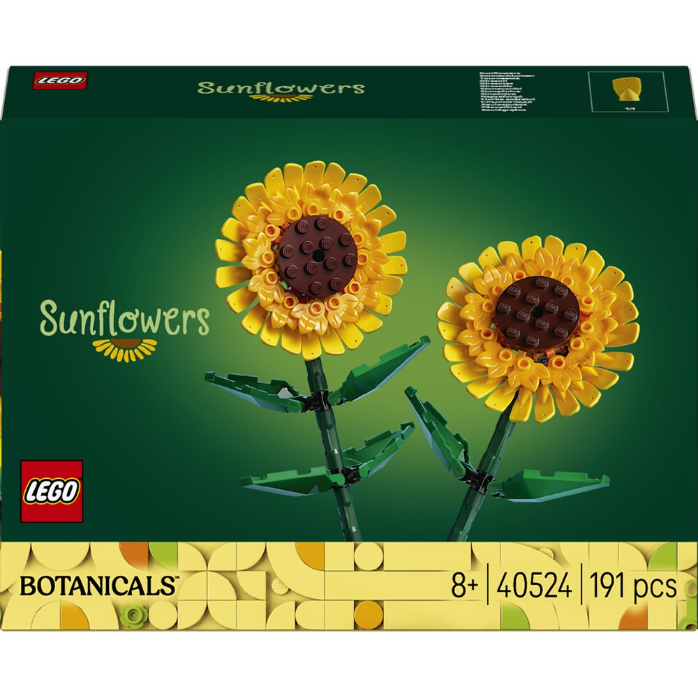 LEGO Botanicals: Florile soarelui 40524, 8 ani+, 191 piese