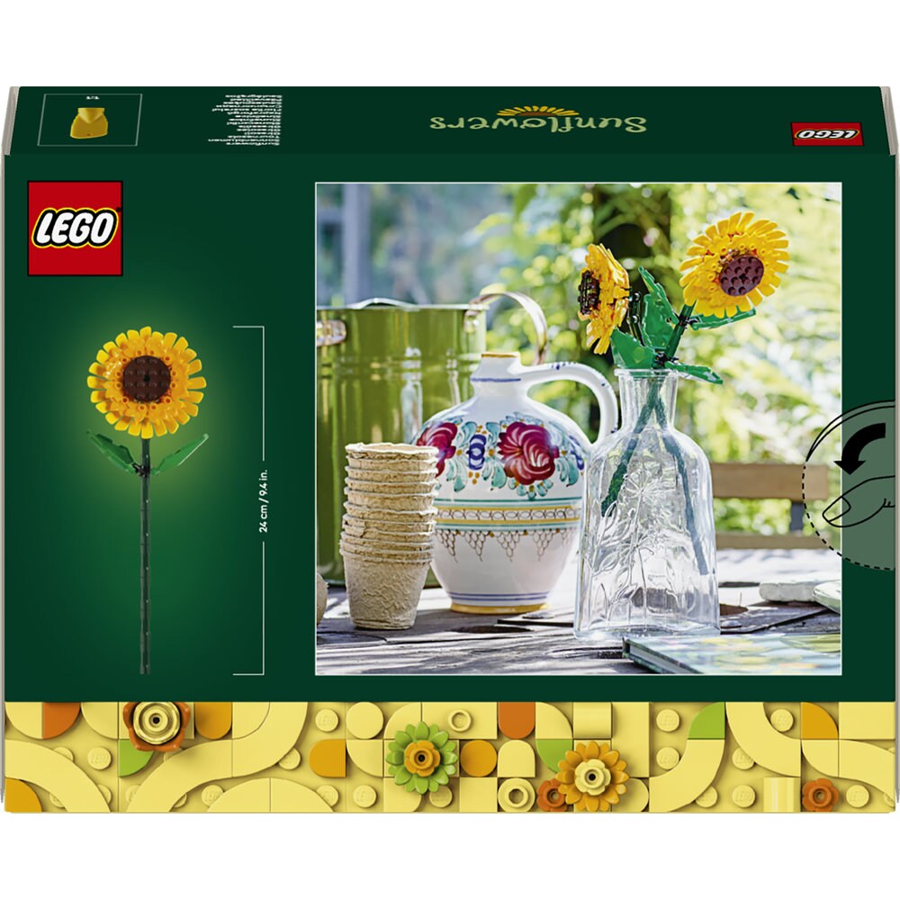LEGO Botanicals: Florile soarelui 40524, 8 ani+, 191 piese