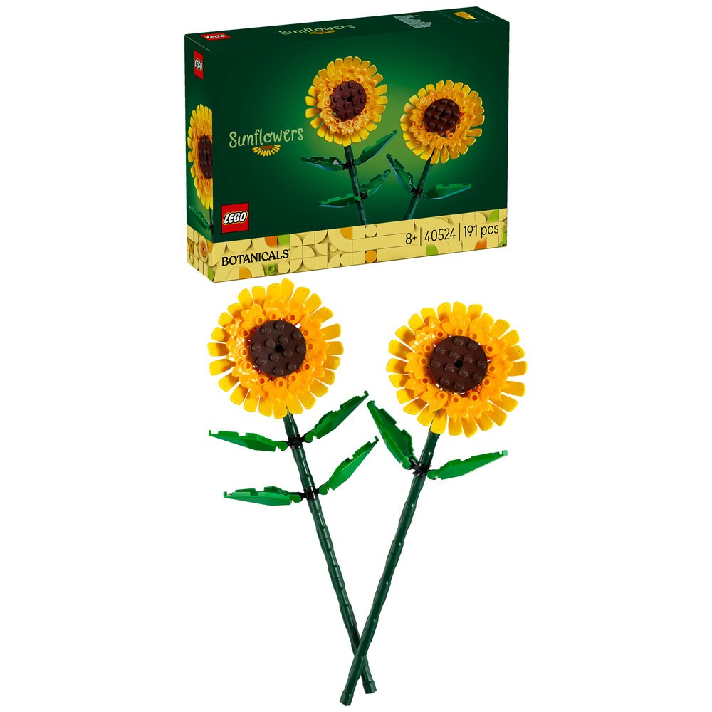 LEGO Botanicals: Florile soarelui 40524, 8 ani+, 191 piese