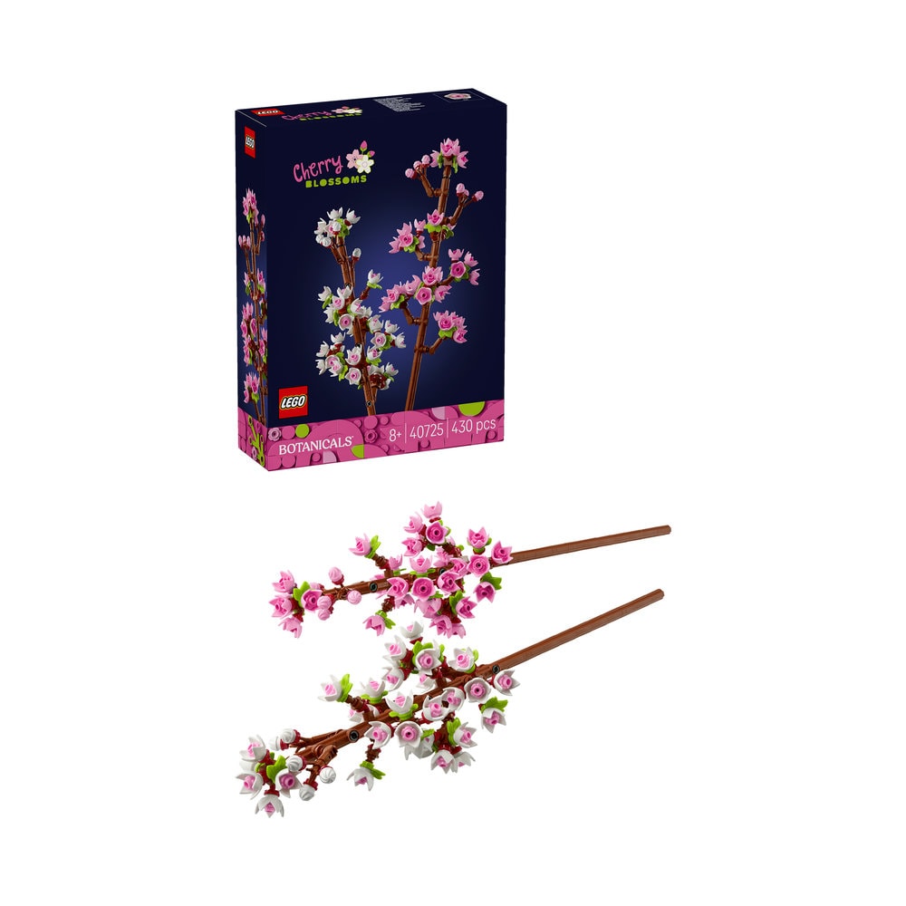 LEGO Botanicals: Flori de cires 40725, 8 ani+, 438 piese