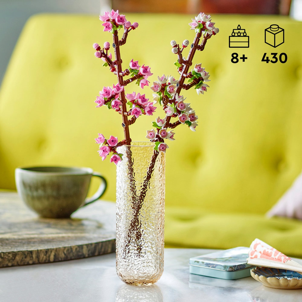 LEGO Botanicals: Flori de cires 40725, 8 ani+, 438 piese