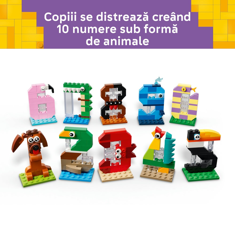 LEGO Iconic: Numere de zi de nastere 40807, 6 ani+, 281 piese