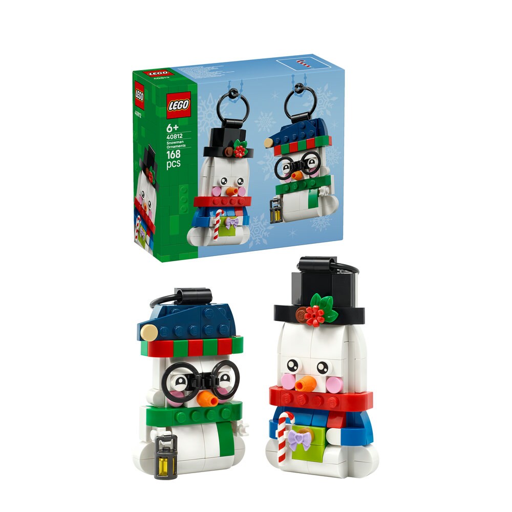 LEGO Iconic: Ornamente in forma de om de zapada 40812, 6 ani+, 168 piese