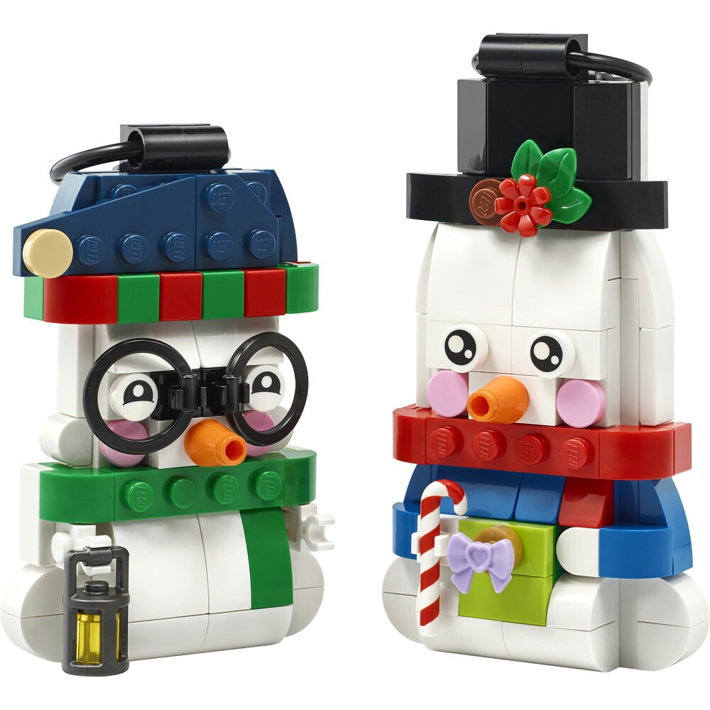 LEGO Iconic: Ornamente in forma de om de zapada 40812, 6 ani+, 168 piese