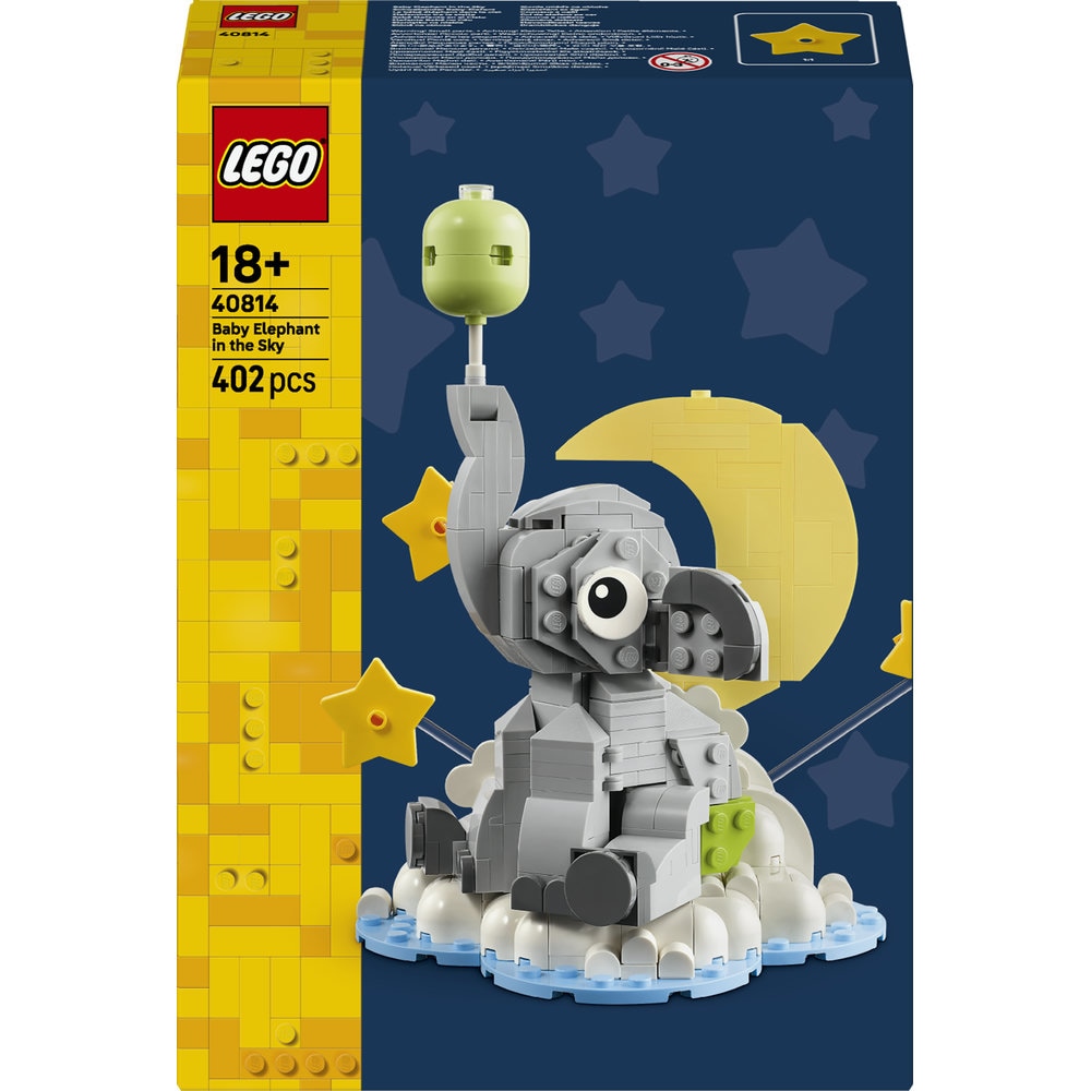 LEGO Iconic: Pui de elefant pe cer 40814, 18 ani+, 402 piese
