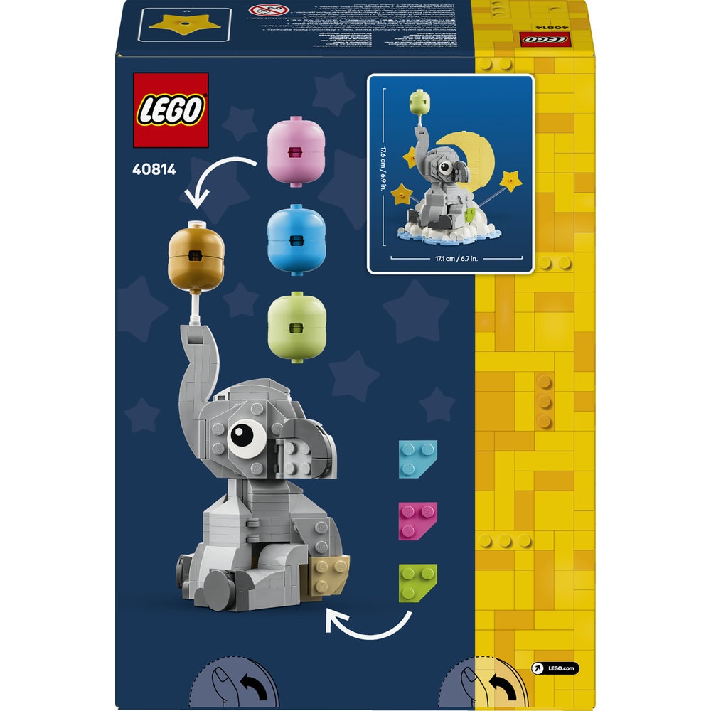 LEGO Iconic: Pui de elefant pe cer 40814, 18 ani+, 402 piese