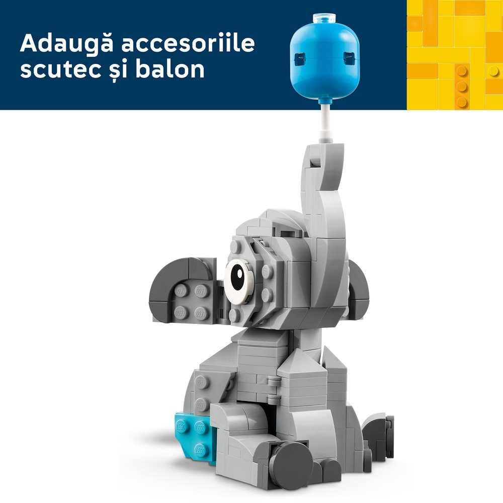 LEGO Iconic: Pui de elefant pe cer 40814, 18 ani+, 402 piese