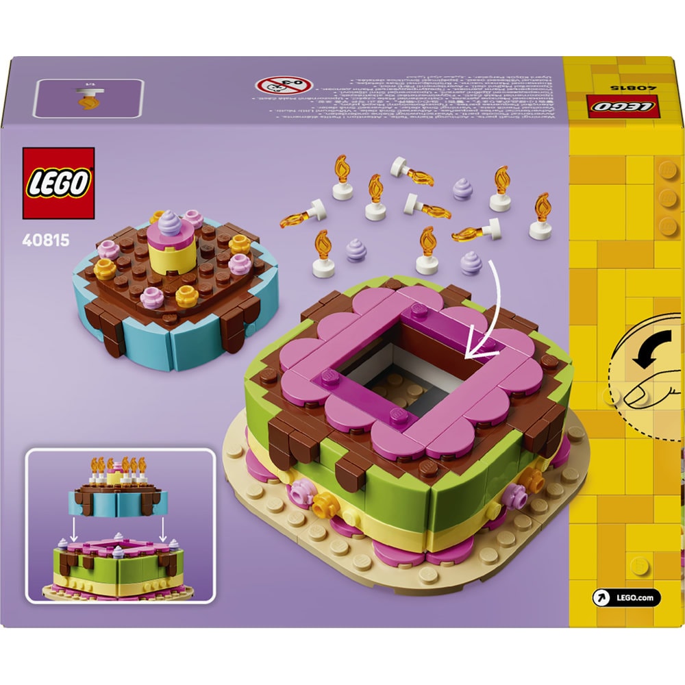 LEGO Iconic: Tort pentru petrecerea de zi de nastere 40815, 7 ani+, 219 piese
