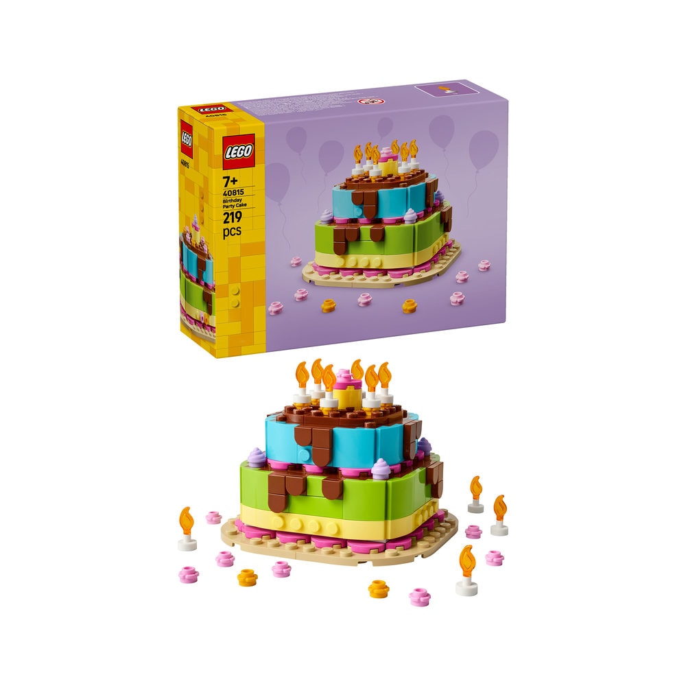 LEGO Iconic: Tort pentru petrecerea de zi de nastere 40815, 7 ani+, 219 piese